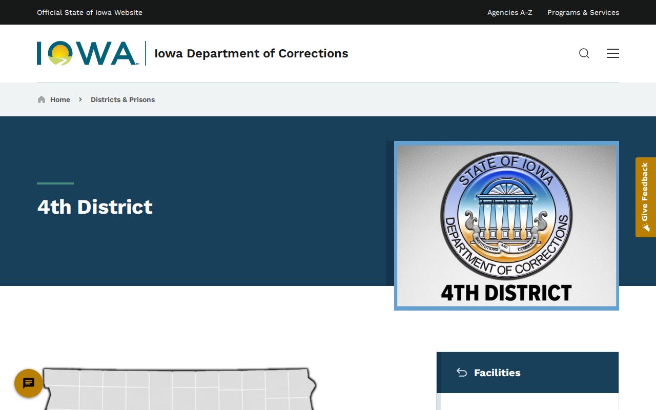 Logan criminal record route through Iowa Fourth District corrections